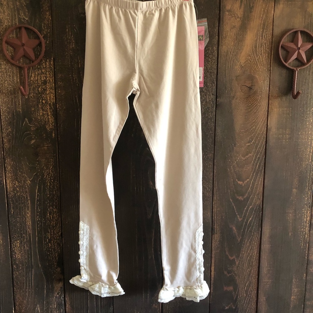Mustard Pie Holiday Bella Leggings in Bisque